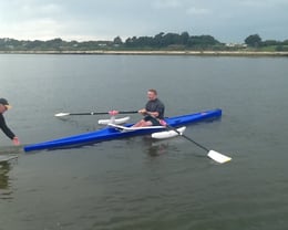 Adaptive Rowing Single Skiff