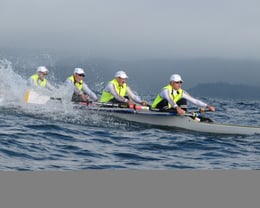 IRC Master Rowers cross Cook Strait